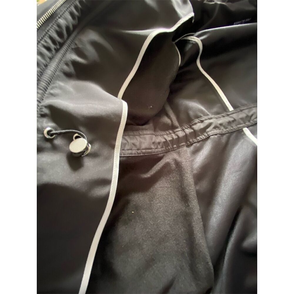 Kenneth Cole Hooded Anorak Jacket Black Size S Casual Mid-Length - Picture 12 of 16